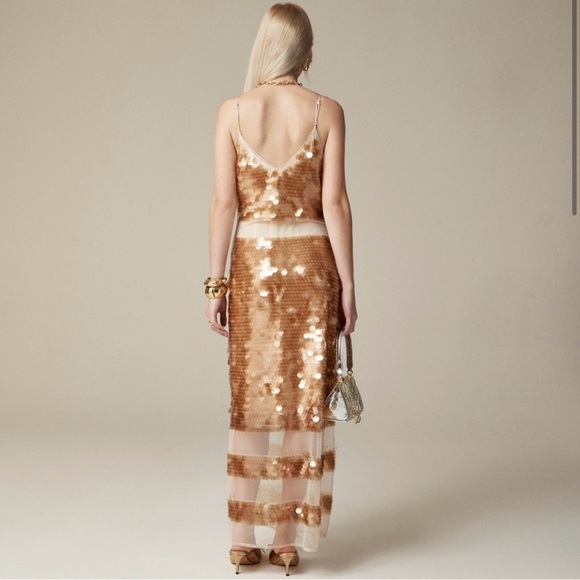 J CREW COLLECTION Sequin Panel Dress size 12 NWT - Picture 3 of 7